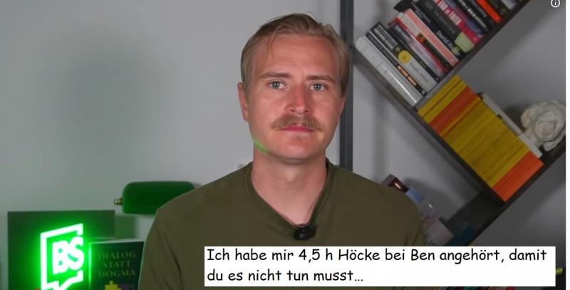 12710 - Ich habe mir 4,5 h Höcke bei Ben angehört, damit du es nicht tun musst…(jederzeit online) Ich habe mir 4,5 h Höcke bei Ben angehört, damit du es nicht tun musst…(jederzeit online)