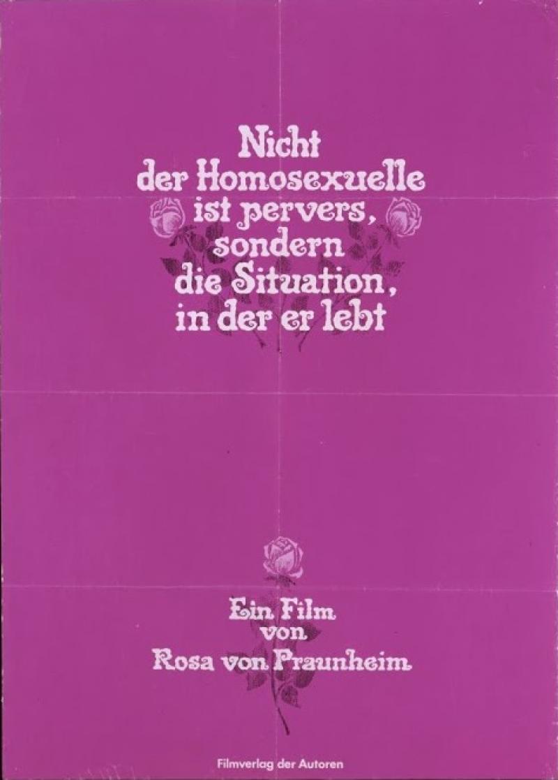 Filmplakat von Rosa von Praunheim