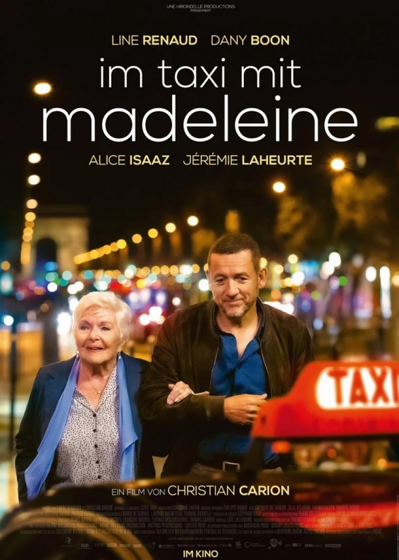 Im Taxi mit Madeleine (im Kino)