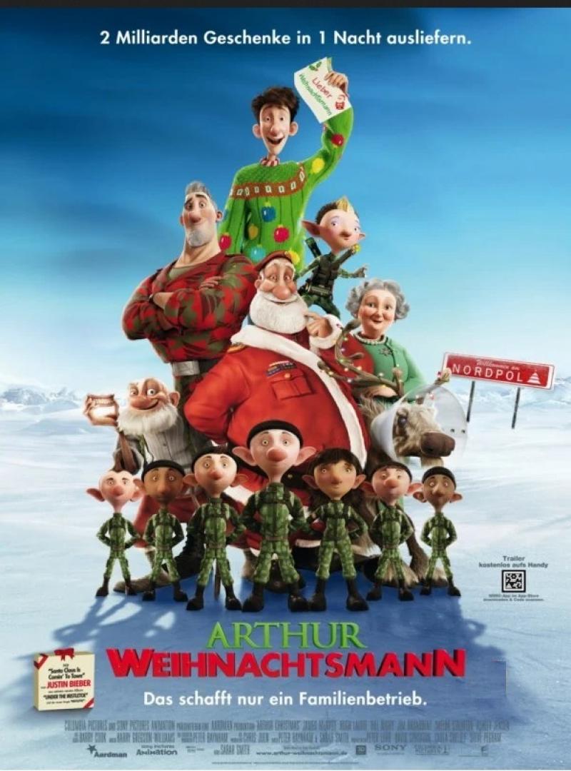 Arthur Weihnachtsmann (im Kino)