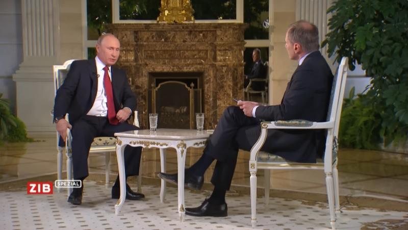 Putin- Interview mit Armin Wolf (ORF)